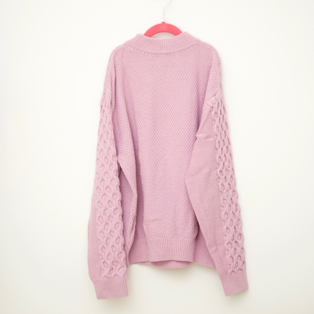 Lavender knit sweater from Urban Outfitters - Picture 4 of 5